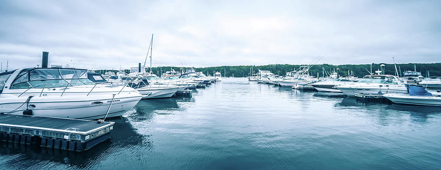 East Greenwich Rhode Island Bay Harbor And Yaht Club Marina Photograph by Alex Grichenko