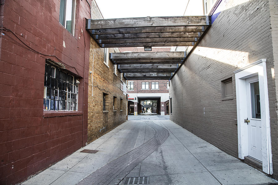 East Lansing Alley  Photograph by John McGraw