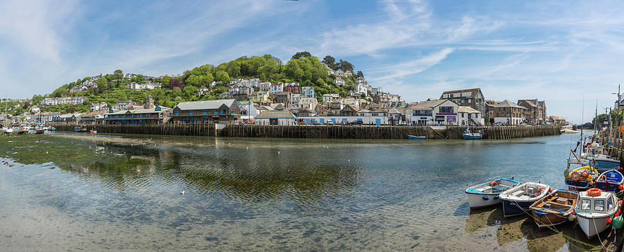 East Looe  across Estuary from West Looe Photograph by Maggie Mccall