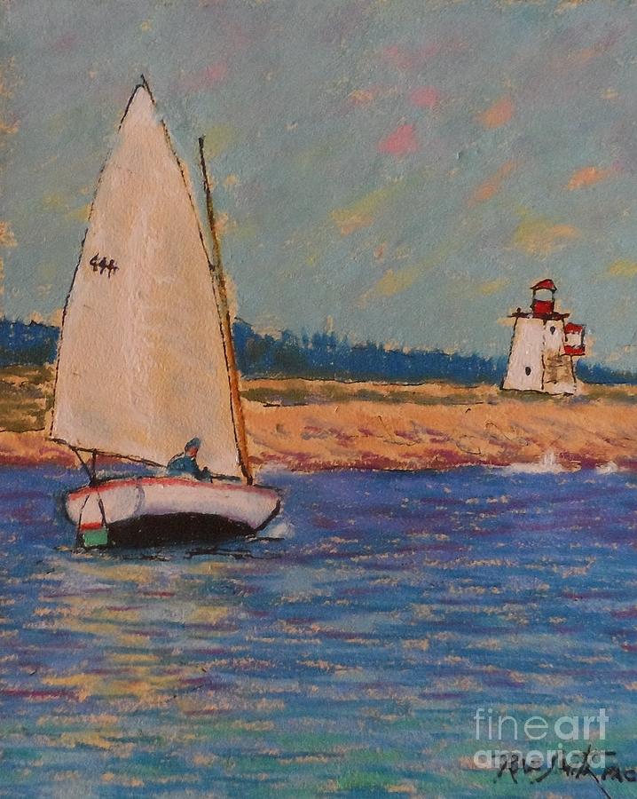 East of Peggys cove  Pastel by Rae  Smith PAC