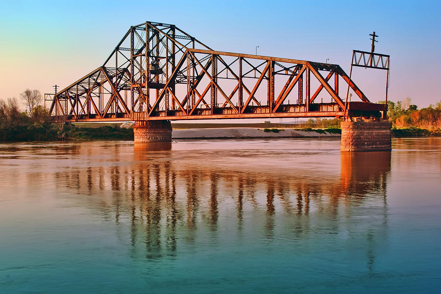 Omaha Photograph - East Omaha Bridge by Nikolyn McDonald