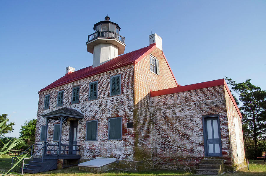 East Point Lighthouse along the Deaware Bay Photograph by Bill Cannon