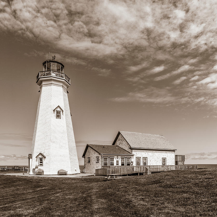 East Point Lighthouse Photograph by Chris Bordeleau