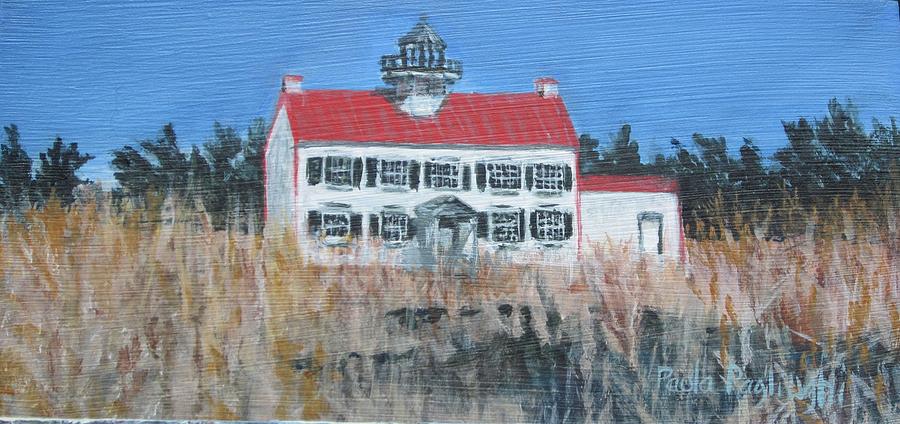 East Point Lighthouse Painting by Paula Pagliughi