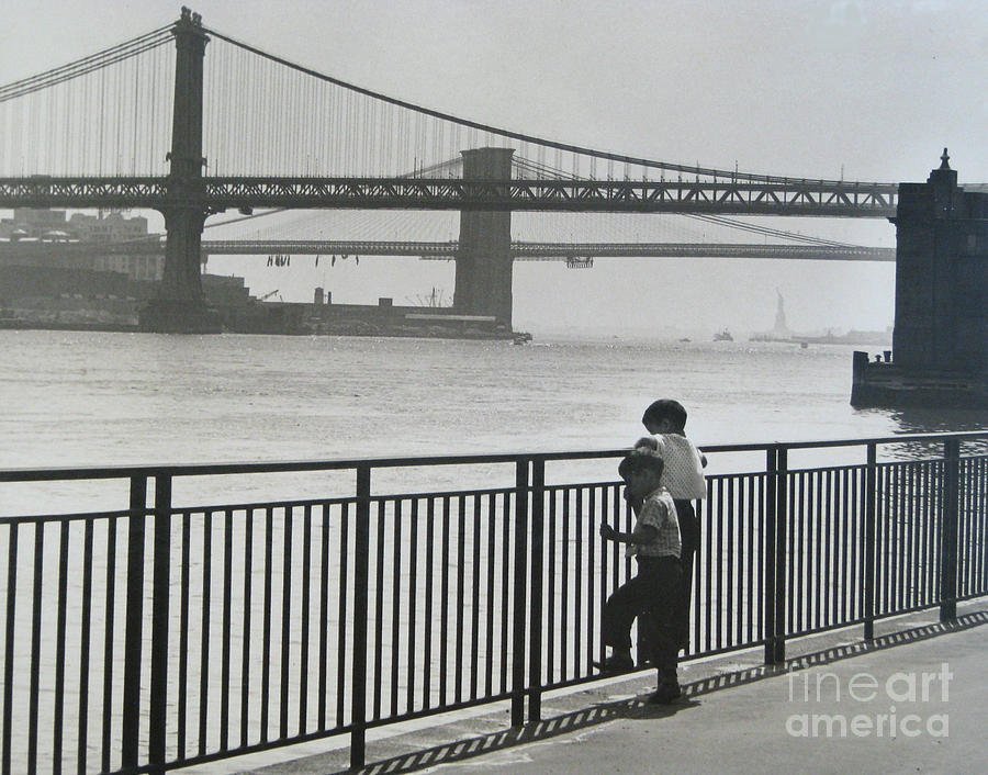 East River Bridges Photograph by Erik Falkensteen