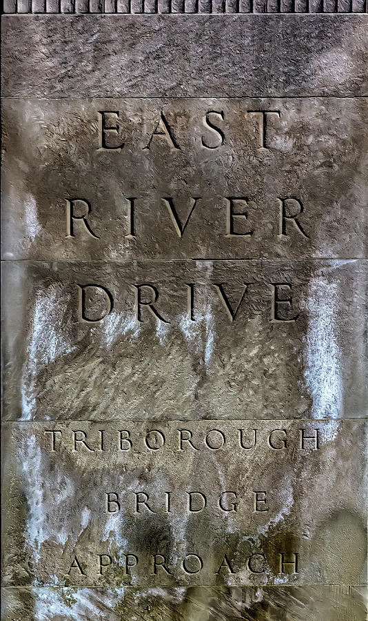 East River Drive Sign NYC Photograph by Robert Ullmann