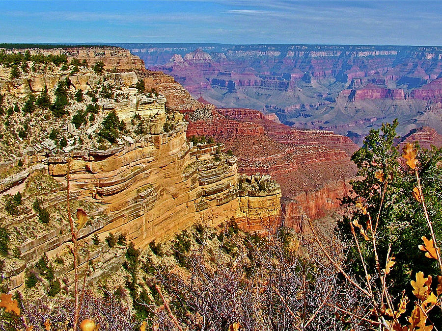 East Road  Rim Pullout View on South Rim of Grand Canyon National Park-Arizona   Photograph by Ruth Hager