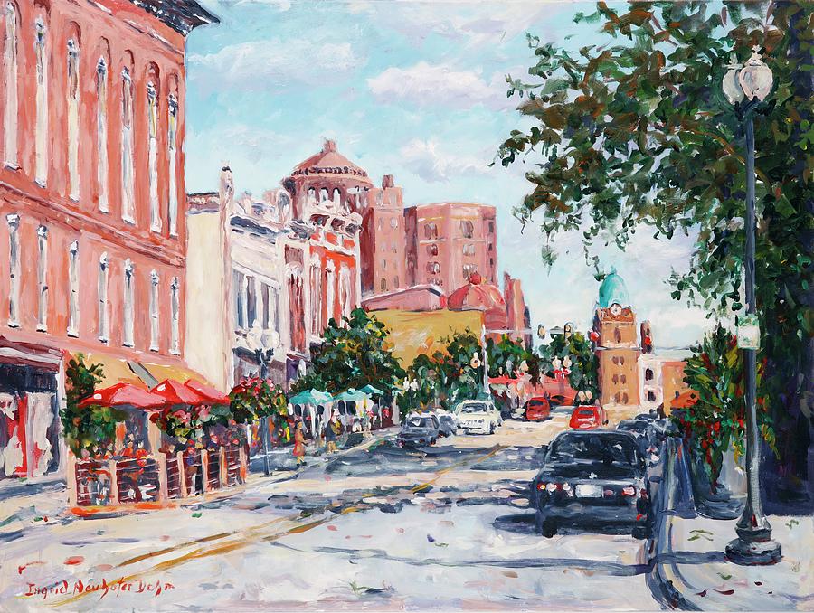 East State Street Painting by Ingrid Dohm