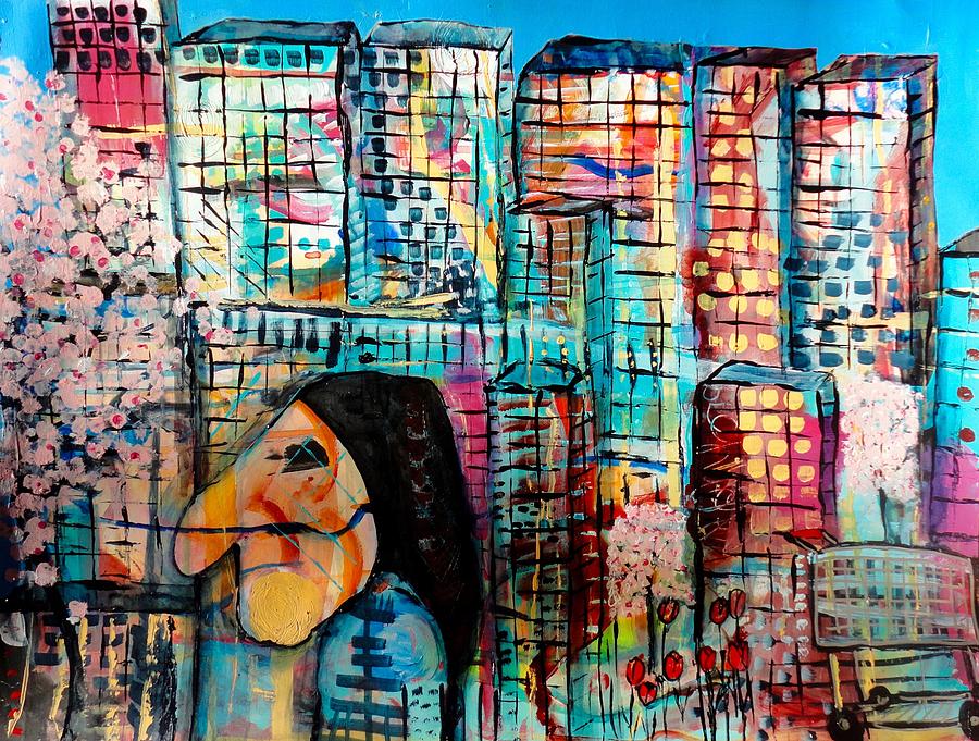 East Van Nan Painting by Jenn Ashton - Fine Art America