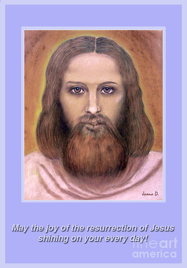 Jesus Christ Painting - Easter Bless  by Jasna Dragun