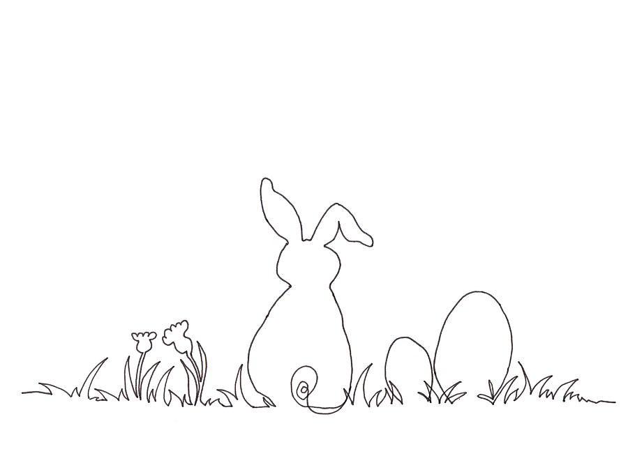 How to Draw an Easter Bunny - Really Easy Drawing Tutorial
