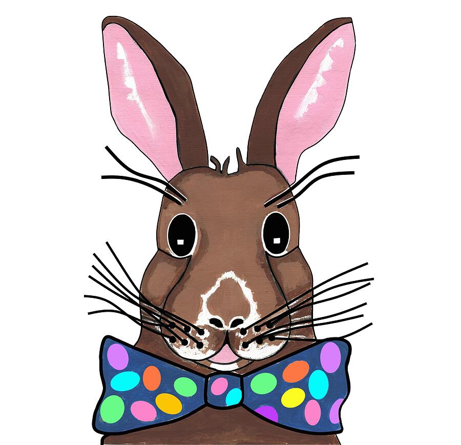 Easter Bunny Mixed Media by Kathleen Sartoris