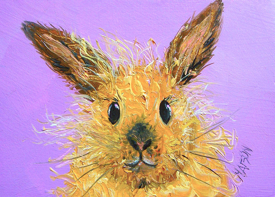 Easter Painting - Easter Bunny  Painting - Poppy by Jan Matson