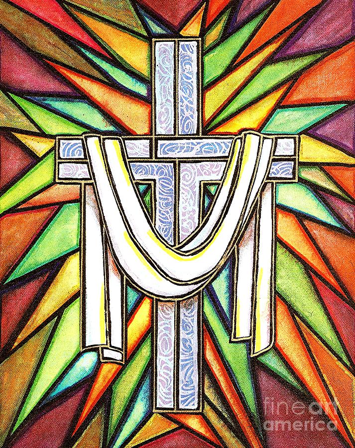 Easter Cross 5 Painting by Jim Harris