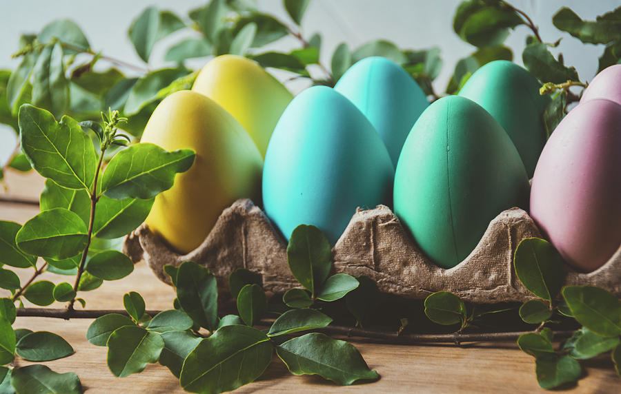 Easter Eggs 28 Photograph by Andrea Anderegg