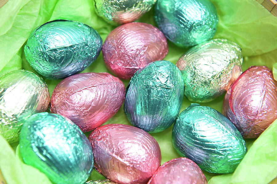 Easter Eggs viii Photograph by Helen Jackson