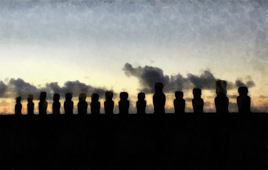 Easter Island Painting