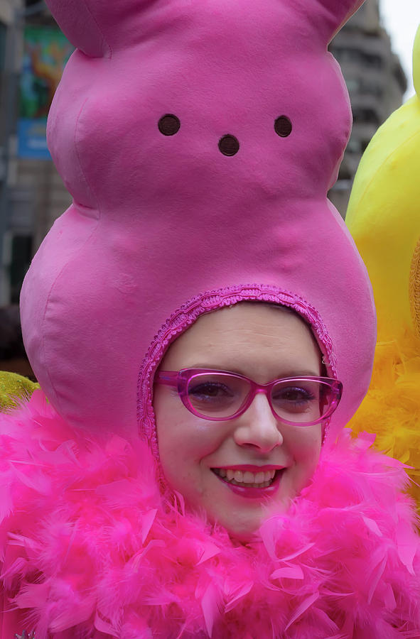Easter Parade NYC 4_1_2018 NYC Peeps Costume Photograph by Robert Ullmann