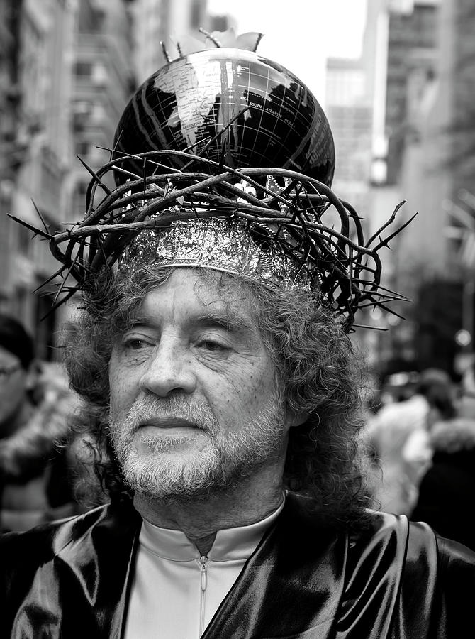 Easter Parade NYC 4_1_2018 NYC Protester Photograph by Robert Ullmann