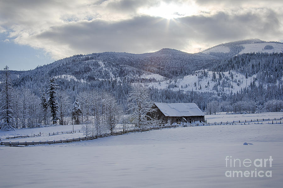 Winter Photograph - Easterday Ranch 4 by Idaho Scenic Images Linda Lantzy
