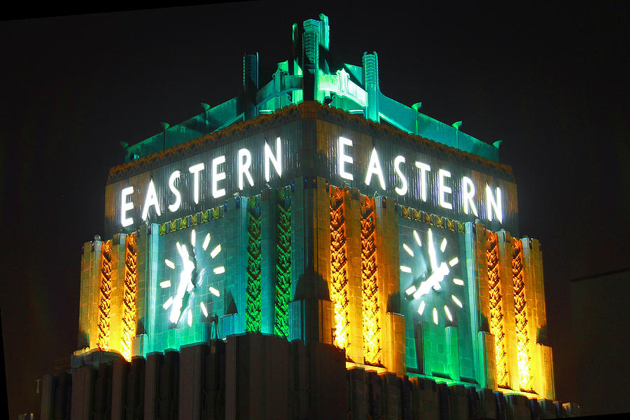 Eastern Columbia Clock Photograph by Shoal Hollingsworth