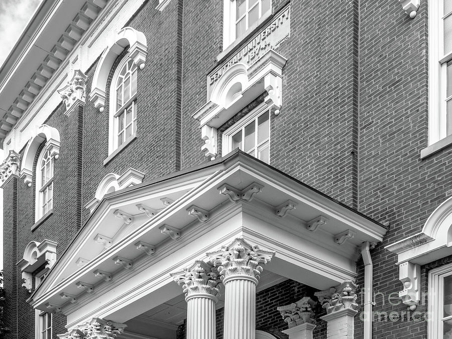 Architecture Photograph - Eastern Kentucky University Crabbe Library Detail by University Icons