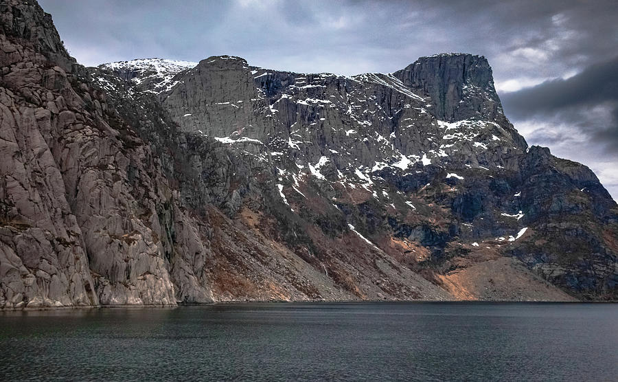 Hornelen Peak Near Maloy Norway Photograph by Adam Rainoff