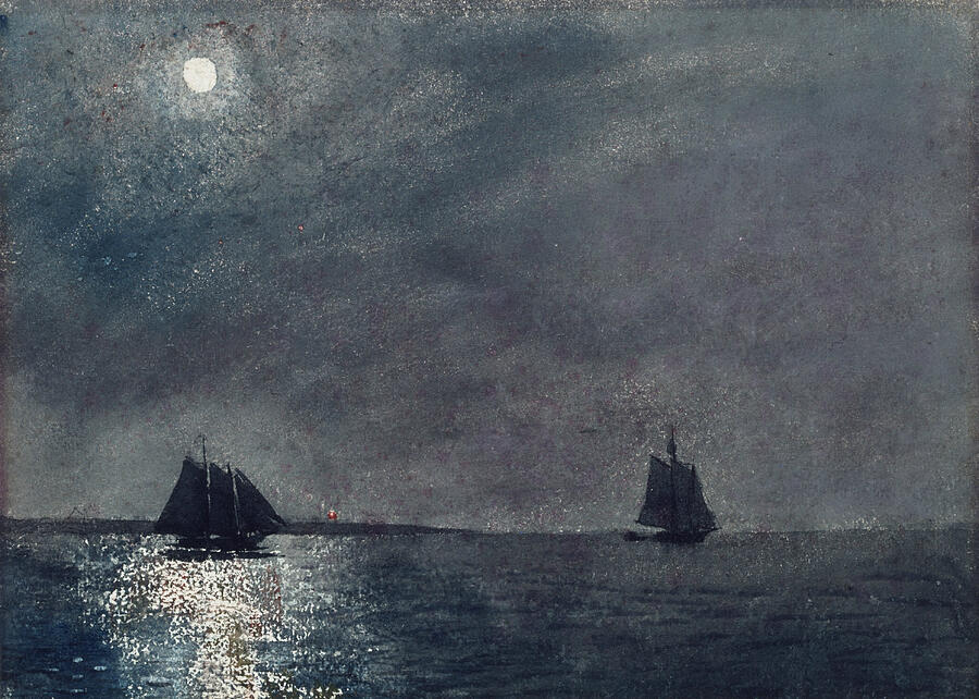 Eastern Point Light, from 1880 Painting by Winslow Homer