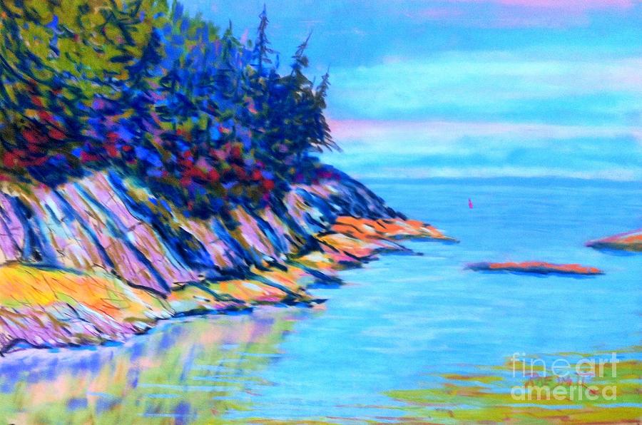 Eastern Points #3  Pastel by Rae  Smith