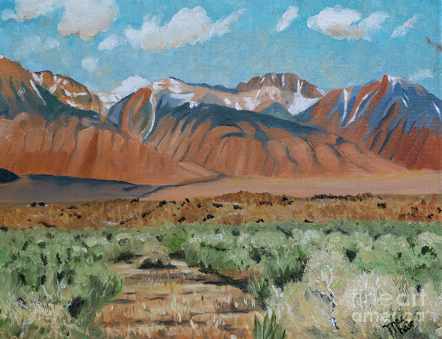 Eastern Sierras Painting by Jackie MacNair