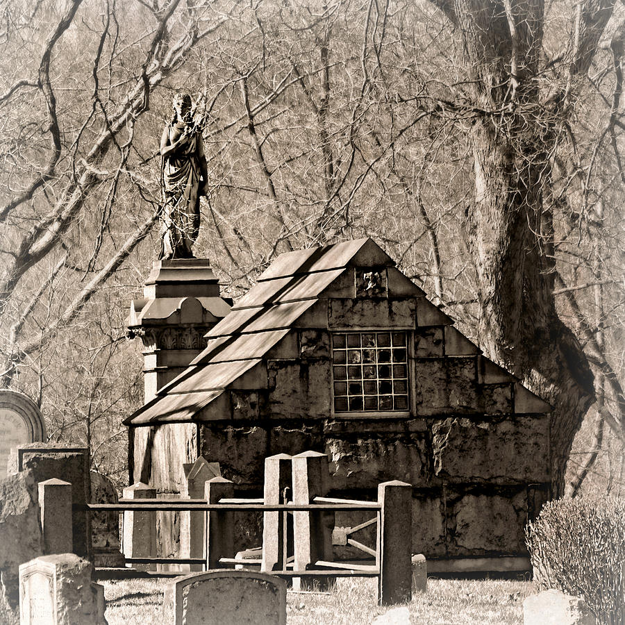 Easton Photograph - Easton Cemetery by Dark Whimsy