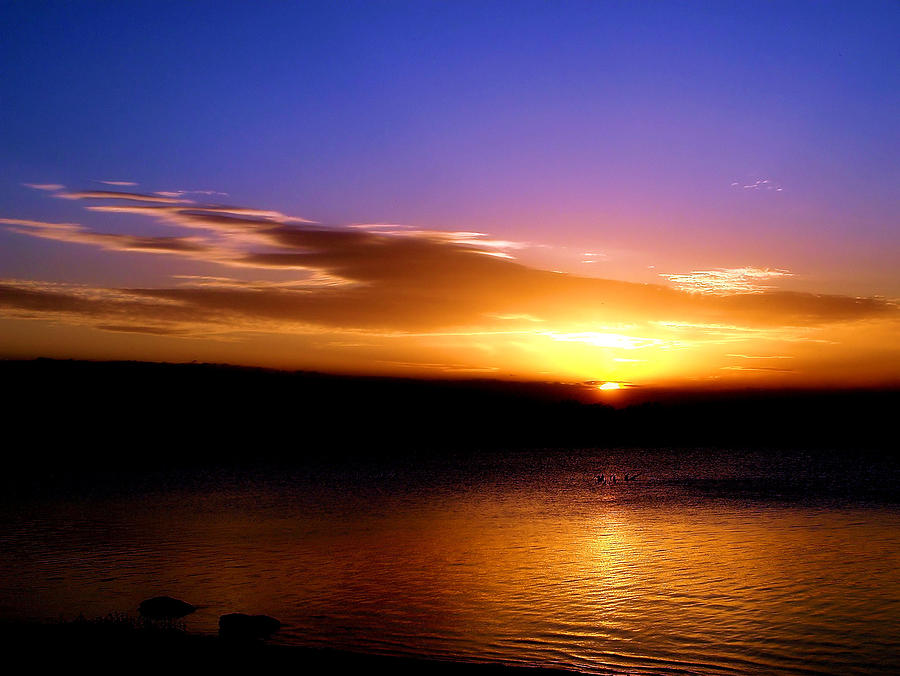 Sunset Photograph - Easy Feeling by Karen Scovill