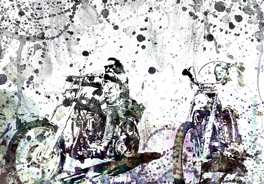 Peter Fonda Painting - Easy Rider by Dante Blacksmith