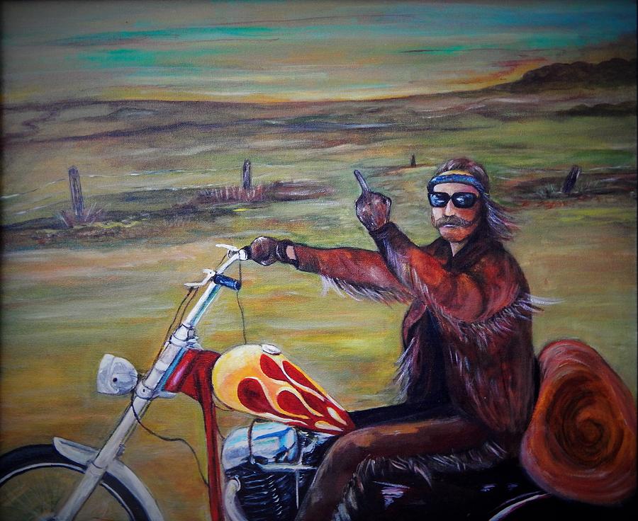 Easy Rider The End Painting by Marvin Pike Fine Art America