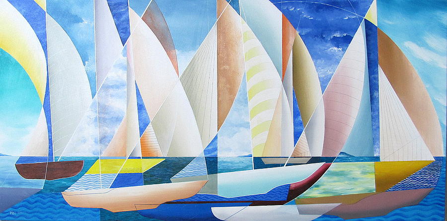 Easy Sailing Painting by Douglas Pike