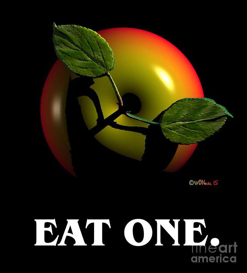 Fruit Digital Art - Eat One  by Walter Neal
