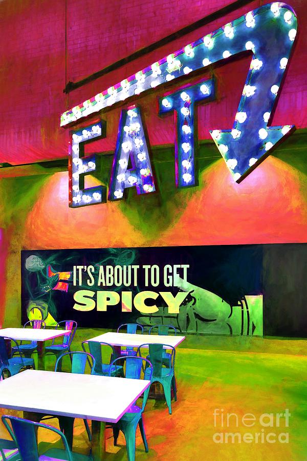 Eat Spicy Food Photograph by Mel Steinhauer