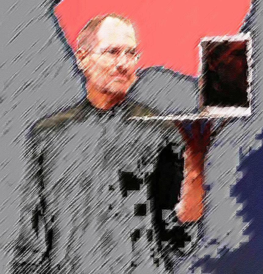 Steve Jobs Painting - Eaten Apple of Steve Jobs by Piety Dsilva