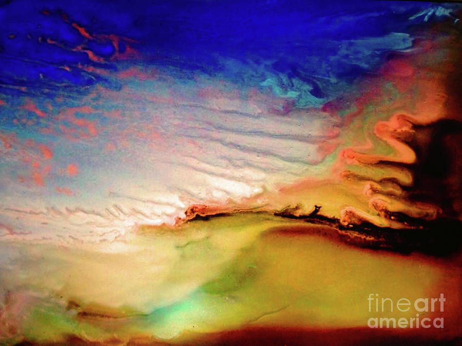 Ebb and Flow Painting by Eunice Warfel