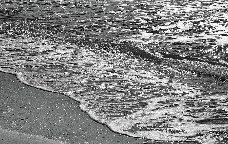 Ebb And Flow In Black And White Photograph by HH Photography of Florida