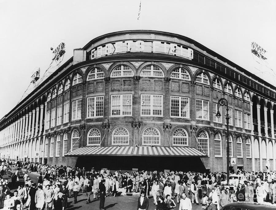 New York City Photograph - Ebbets Field, Brooklyn, Nyc by Photo Researchers