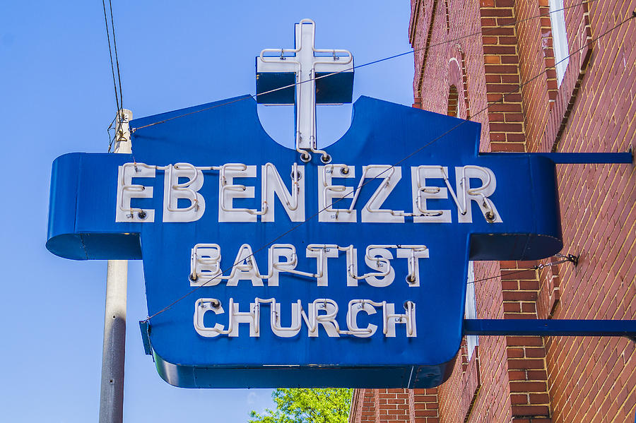 Ebenezer Baptist Church Photograph by Craig David Morrison