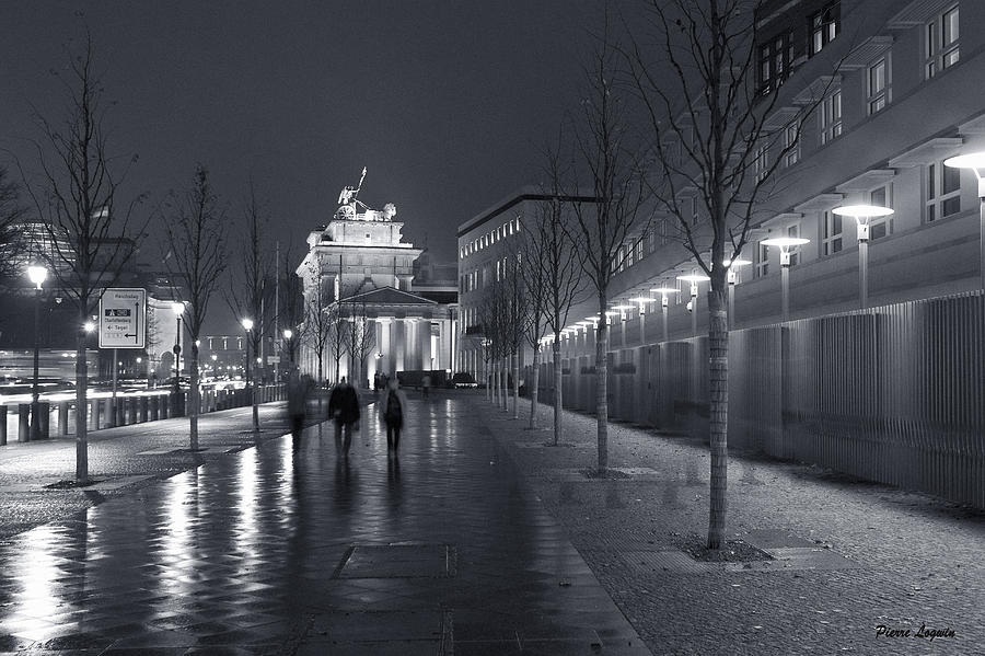 Ebertstrasse and the Brandenburg Gate Photograph by Pierre Logwin