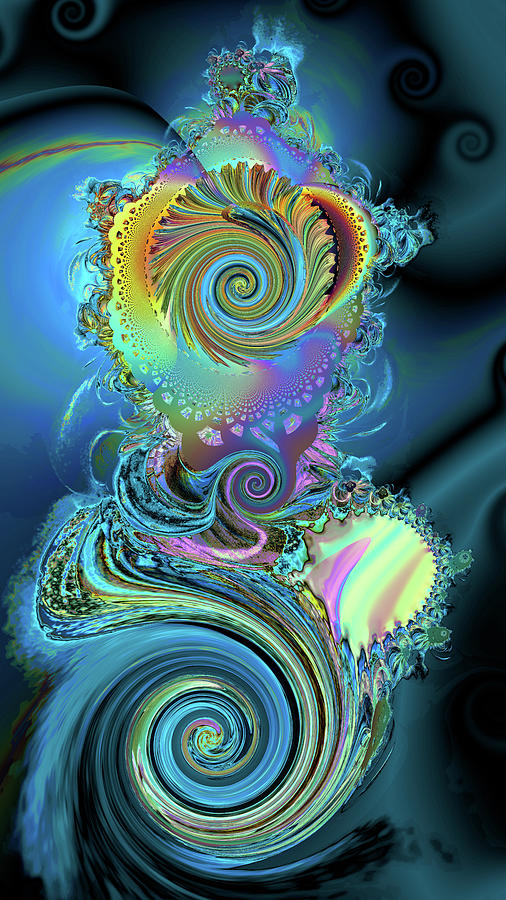 Ebullient rainbow Digital Art by Claude McCoy