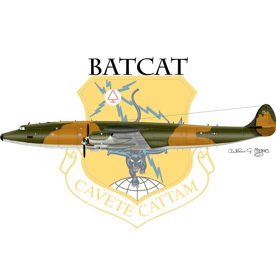 EC-121R BatCatCavete Digital Art by Arthur Eggers