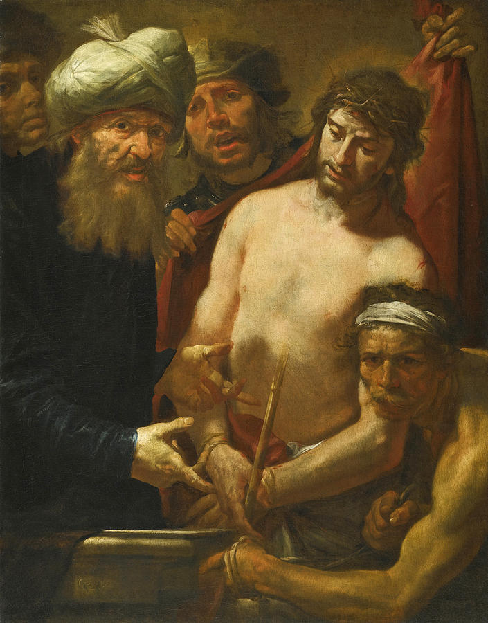 Ecce Homo Painting by Gioacchino Assereto