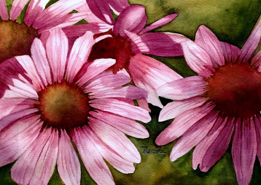 Echinacea Painting