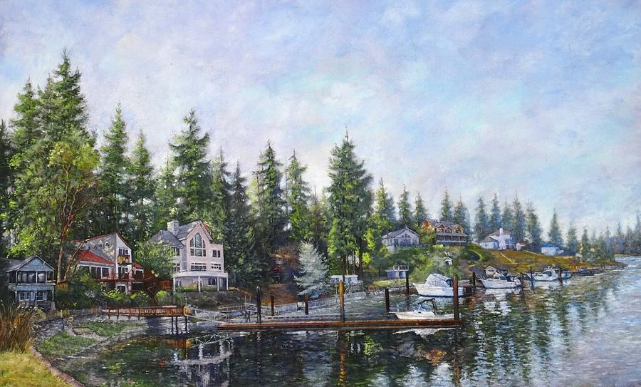 Echo Bay Three Painting by Charles Munn