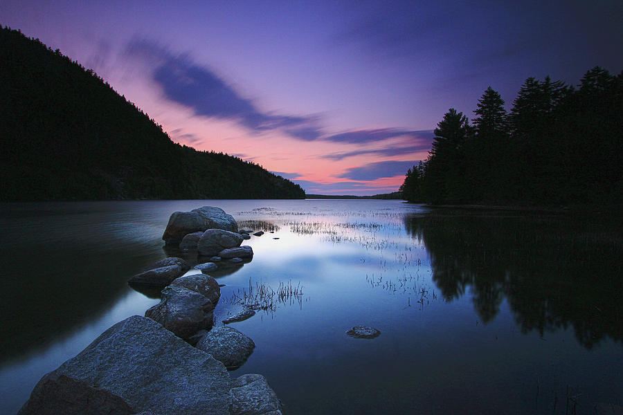 Acadia National Park Photograph - Echo Lake by Juergen Roth
