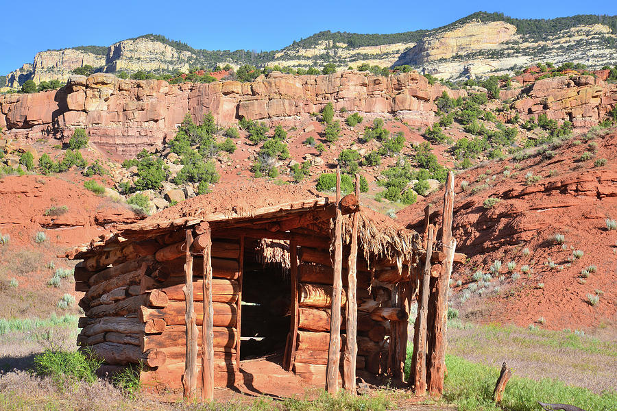 Echo Park Cabin in Dinosaur National Monument Photograph by Ray Mathis